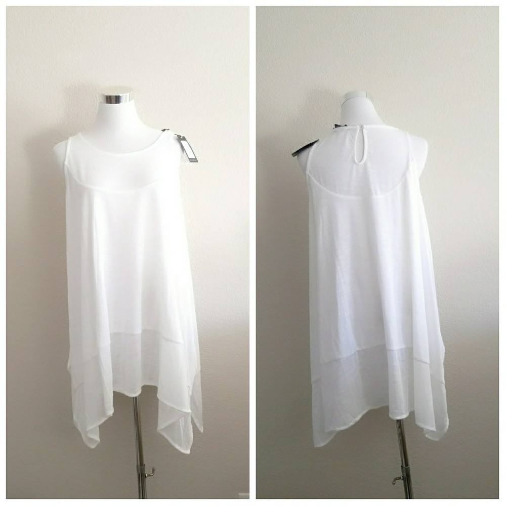 NWT Ronen Chen Romi cream tank top